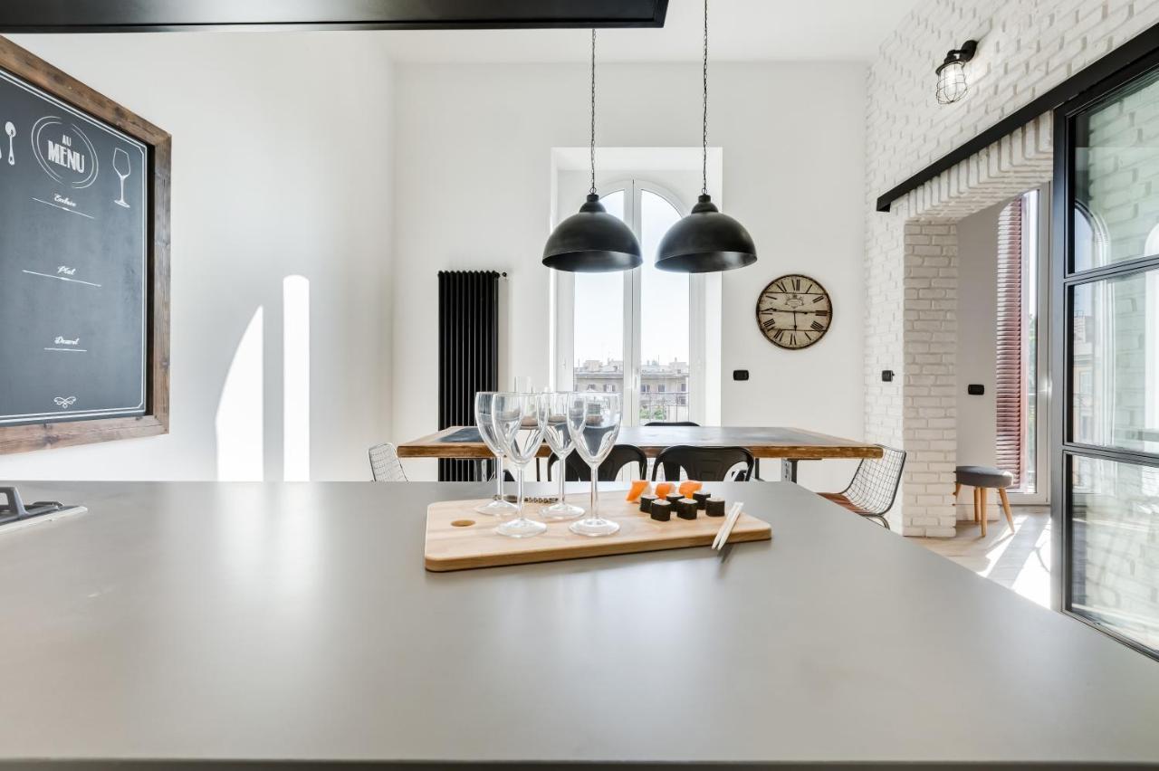 Bmga L Glam Industrial 3-Bed Apartment In Termini Roma Ngoại thất bức ảnh
